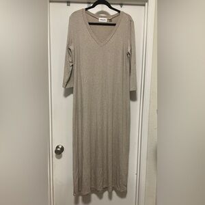 Sonnet James Marni V dress in oatmeal - size XL “a play dress”
